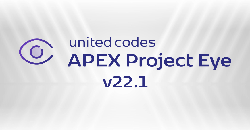 Thumbnail blogpost APEX Project Eye (APE) 22.1 is now available!