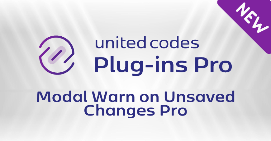 Thumbnail blogpost New Plug-in: Modal Warn on Unsaved Changes Pro