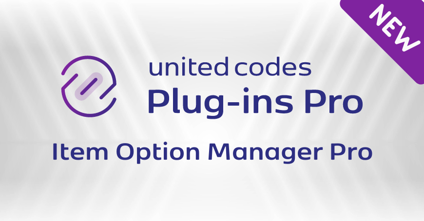 Thumbnail blogpost New Plug-in: Item Option Manager Pro